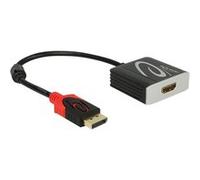 Adapter Displayport 1.2 male > HDMI female 4K Active - Convertisseur vidéo - Parade PS176 - DisplayPort - HDMI - noir