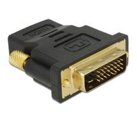 DeLock Adapter DVI 24+1 Male to HDMI Female