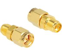 DELOCK Adapter RP-SMA Buchse zu SMA Stecker