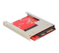 DELOCK Adapter SATA SATA 22pin -> mSATA inkl. 2,5" Rahmen