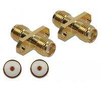 DELOCK Adapter SMA Buchse zu SMA Buchse zum Einbau 10 GHz