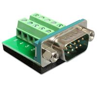 DELOCK Adapter Terminalblock 10Pin -> D-Sub9 Stecker