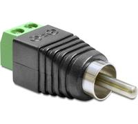 DELOCK Adapter Terminalblock 2Pin -> Cinch Stecker
