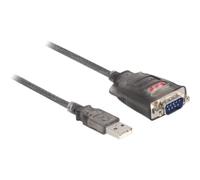 DELOCK Adapter USB 2.0 Typ-A > Seriell RS-232 D-Sub 9 Pin St