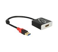 DeLock Câble vidéo et adaptateur 62736 USB Type-A vers HDMI 0,2 m Noir