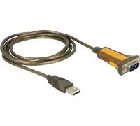 DELOCK Adapter USB-A -> RS232 DB9 St/Bu 1.5m erw. Temp.-Ber.