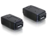 DELOCK Adapter USB micro-A+B Buchse zu USB micro-A+B Buchse