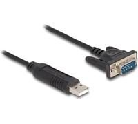 DELOCK Adapterkabel USB 2.0 Typ-A St zu 1 x Seriell 50cm