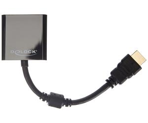DeLOCK Adaptor Cable HDMI-A Male to VGA Female Black