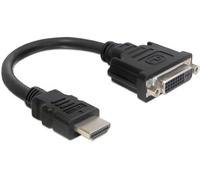 Delock Adaptor Cable HDMI Male to DVI 24+1-Pin Female