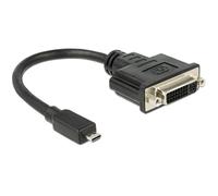 Delock Adaptor Micro HDMI-D Plugs> DVI 24+