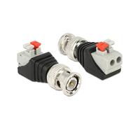 DeLOCK Adaptor Terminal Block with Push Button to BNC Connector