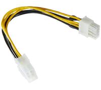 Delock alimentation Câble de raccordement 20.00 cm jaune, noir