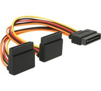 Delock Alimentation - Connecteur d'alimentation SATA (S) enclenché à connecteur d'alimentation SATA (R)