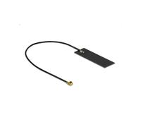 DeLOCK Antenne 12608, MHF, 2.4-2.5/5.15-5.875 GHz, 2/4 dBi, 50 Ohm, Câble 0.15m, -10-55°C, Noir, 14x44.5mm