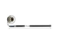 DeLOCK Antenne LPWAN 433/868 MHz, 2 dBi, Type N femelle, Omni-directionnelle, 72cm, GFRP, -40°C à 80°C, Gris