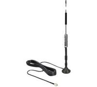 DeLock LTE Antenne SMA 5 dBi Rigide omnidirectionnelle avec Socle magnétique et câble de raccordement (RG-174, 3 m) pour l'extérieur Noir