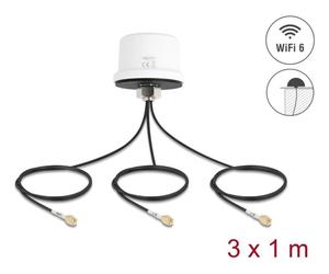 DeLock Antenne MIMO d'extérieur 4G et wifi 6 double bande