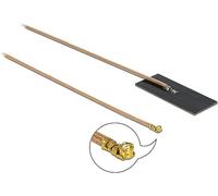 DELOCK Antenne Wi-FI 802.11 AC/AX/a/h/b/g/n Fiche MHF I 0,5-1,2 dBi RG-178 1 m PCB Montage Interne adhésif