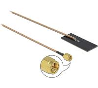 DELOCK Antenne Wi-FI 802.11 AC/AX/a/h/b/g/n Fiche SMA 0,5-1,2 dBi RG-178 1 m PCB Interne Montage adhésif