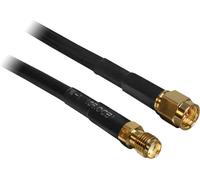 - Rallonge de câble d'antenne - SMA (F) pour SMA (M) - 10 m - noir