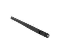 DeLOCK Antenne WLAN 802.11 a/ac/ax 5 dBi RP-SMA Mâle, Omnidirectionnelle, Flexible, Noire, 5.15-5.85 GHz, Intérieur, R.O.S. 2.5