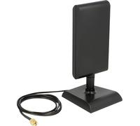 DELOCK Antenne WLAN 802.11 ac/a/h/b/g/n RP-SMA-St. +Kab.schw