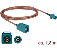 DeLOCK Antennenkabel - RG-316 - FAKRA Z Stecker - FAKRA Z Buchse - 50 Ohm - 1,8 m (89659)