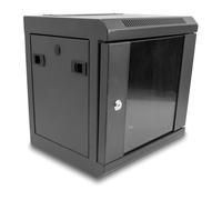 DeLOCK Armoire de réseau 10¿ avec porte vitrée, 6 unités, noire