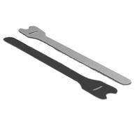 DELOCK Attaches-câbles Velcro 10 pcs L240 x l13 mm noir