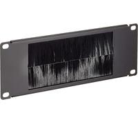 DeLock Bande passe-câble à brosse 2U 10"