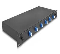 DeLOCK Boîte d'épissure en Fibre Optique 19? 6 x LC Duplex OS2 1U entièrement assemblée prête à épisser Marque