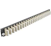 DELOCK Boîte d'épissure fibre optique 19" Cache avant 24 ports LC Quad beige