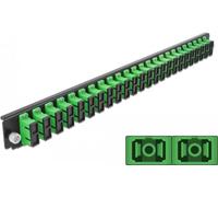 DELOCK Boîte d'épissure fibre optique 19" Cache avant 24 ports SC Duplex vert