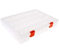 Delock Boîte Vide en Plastique Transparent avec 36 Compartiments.