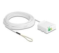 DeLOCK Boitier de connexion de fibre optique 2 x SC/APC Simplex avec câble à dérouler de 30 m
