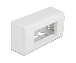 Delock Boîtier de Montage en saillie pour Module Easy 45-152 x 82 mm - Blanc