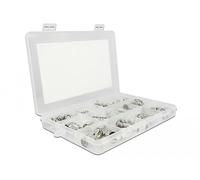 DeLOCK Boîtier de sertissage 48 pièces 50 Ohm avec connecteurs BNC, TNC et N Marque