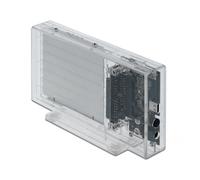 DeLOCK Boîtier externe double pour 2 x 2.5" SATA HDD / SSD avec USB Type-C