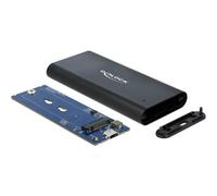 Delock - Boitier externe - M.2 - M.2 NVMe Card - USB 3.1 (Gen 2) - noir