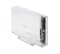 DeLock Boitier externe pour SATA HDD 3.5'' transparent et sans outil