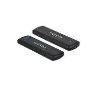 DeLOCK Boîtier Externe USB Type-C 3.2 Gen 2 pour SSD M.2 NVMe PCIe/SATA (2230/2242/2260/2280) - Chipset Realtek RTL9210B - Aluminium