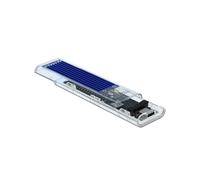 DeLOCK Boîtier Externe USB Type-C pour SSD M.2 NVMe PCIe 42620, formats 2230/2242/2260/2280, USB 3.2 Gen 2 (10 Gbps), chipset JMicron JMS583, compatible Windows/macOS/Linux/Android
