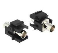 DELOCK 86351 - Fiche BNC module Keystone > fiche BNC noire