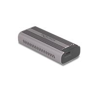 DeLOCK Boîtier USB Type-C 40Gbps pour SSD M.2 NVMe PCIe 2242/2260/2280 USB4 Gen 3x2 Chipset Asmedia ASM2464PD Aluminium Compatible Windows/macOS/Linux