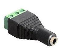 Delock - Bornes de câble - bloc de terminal à 3 broches femelle pour mini-phone stereo 3.5 mm femelle G