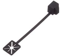 DeLock Bouchon Anti-poussière pour Prise RJ45 avec Clip de Fixation Noir