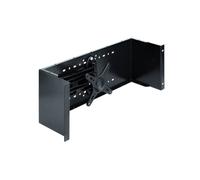 DeLOCK Bras Moniteur Rack 19" 4U Noir - Support Métal Réglable, Charge Max 10 kg, Dimensions 482.6 x 142 x 179 mm, Kit de Montage Inclus