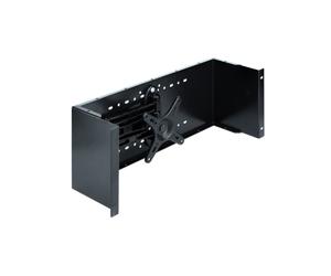 DeLOCK Bras Moniteur Rack 19" 4U Noir - Support Métal Réglable, Charge Max 10 kg, Dimensions 482.6 x 142 x 179 mm, Kit de Montage Inclus
