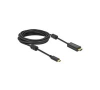 DeLOCK Câble Actif USB Type-C vers HDMI (DP Alt Mode) 4K 60Hz 5m, Connecteurs plaqués or, Chipset Parade PS176, Résolution 3840x2160, HDCP 1.3